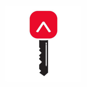 A key designed with the Editors Canada logo.