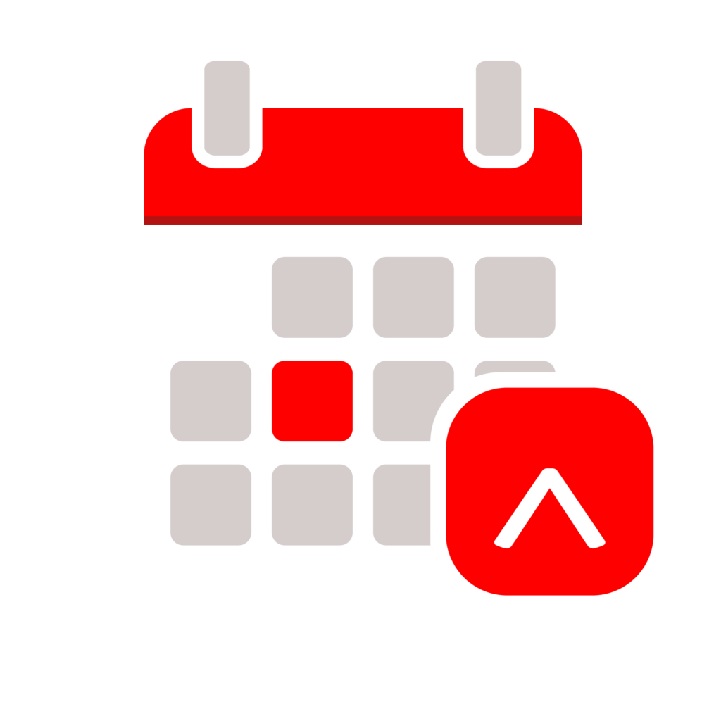 The Editors Canada caret logo appears in front of a white calendar page with one date highlighted in red
