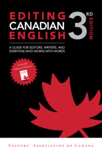 Editing Canadian English, 3rd edition, cover