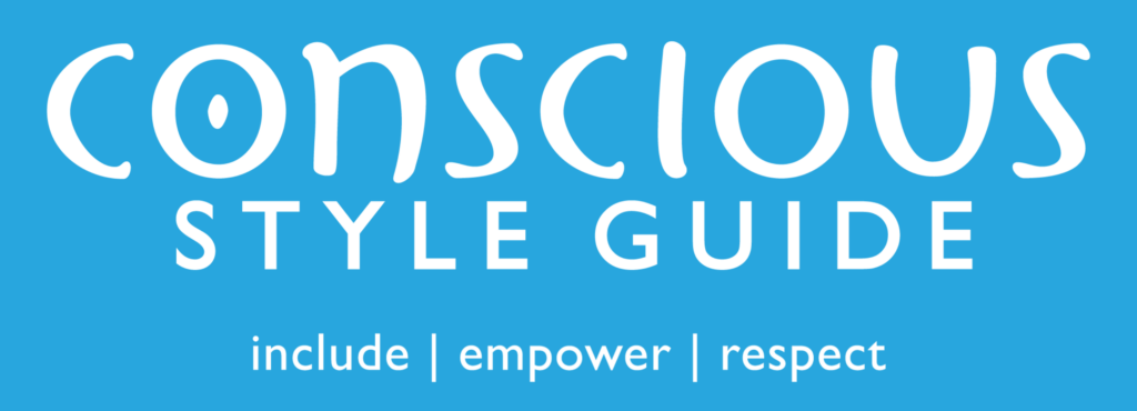 Conscious style guide logo. 